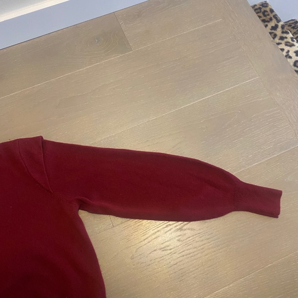 JOIE ruby red cashmere sweater, size XS - Picture 6 of 8